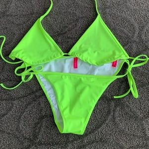 Lime green Victoria Secret Bikini